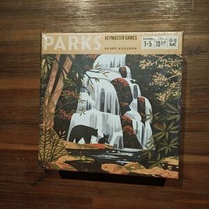 Keymaster Games Parks Board Game KYM0501 Henry Audubon 59 Parks 1-5 Players